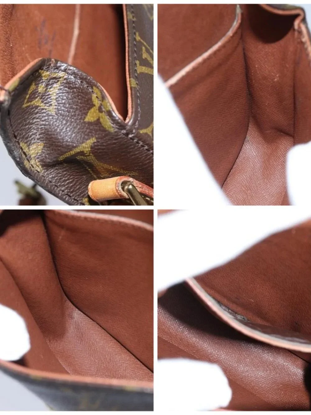 LOUIS VUITTON Monogram Saint Cloud PM Shoulder Bag M51244 LV Auth bs17627